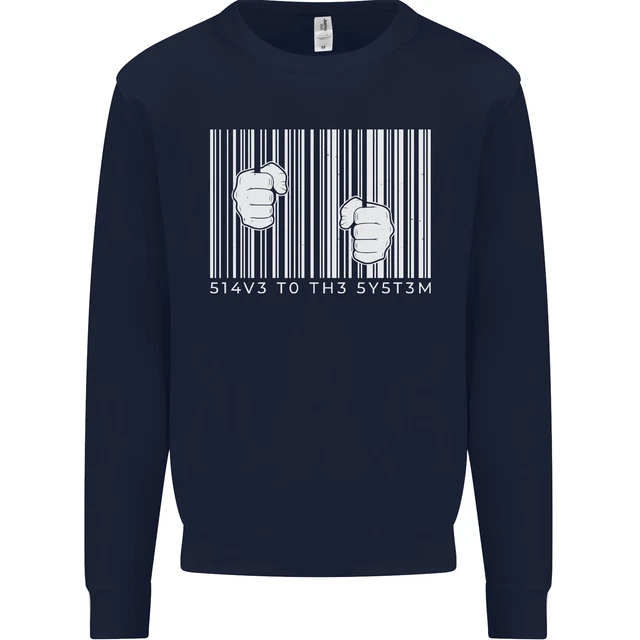 Felpa Maglione Bambini Slave to the System Anti-Capitalism 2