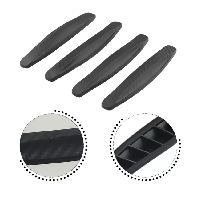 Angle Pare-Choc Gardes Rayures Protection 4pcs Anti-collision Noir Voiture Porte