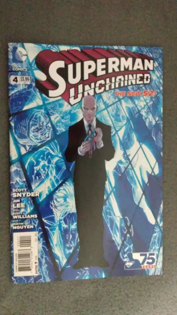 Superman Unchained #4 A New 52 (2013) VF-NM DC Comics $4 Flat Rate Comb Shipping