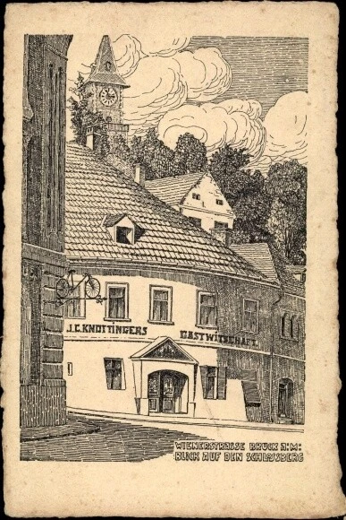 Ak Bruck an der Mur Steiermark, Wienderstraße, Blick auf den... - 3877093