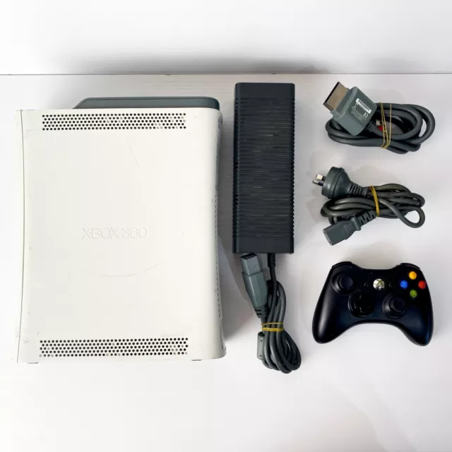 White Xbox 360 Fat System 20gb System - Console Only! Tested!!