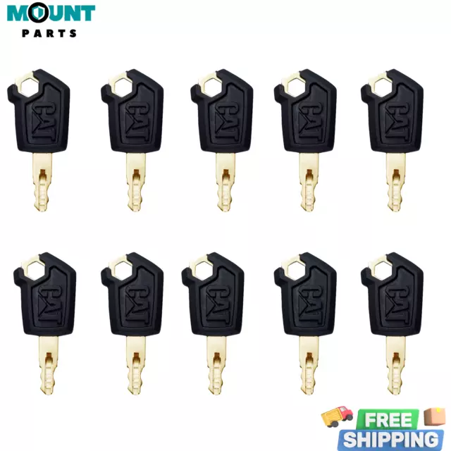 10X CAT 5P8500 Keys For Caterpillar 5P8500 Heavy Equipment Keys Ignition Keys