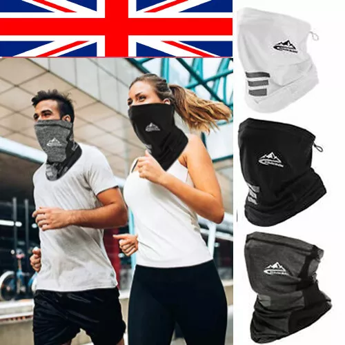 Windproof Neck Gaiter Half Face Mask Scarves Balaclava Bandana Sport Headwear UK