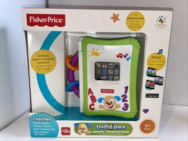 NEW Fisher-Price Laugh & Learn Apptivity & Storybook Reader iPhone /iPod Devices