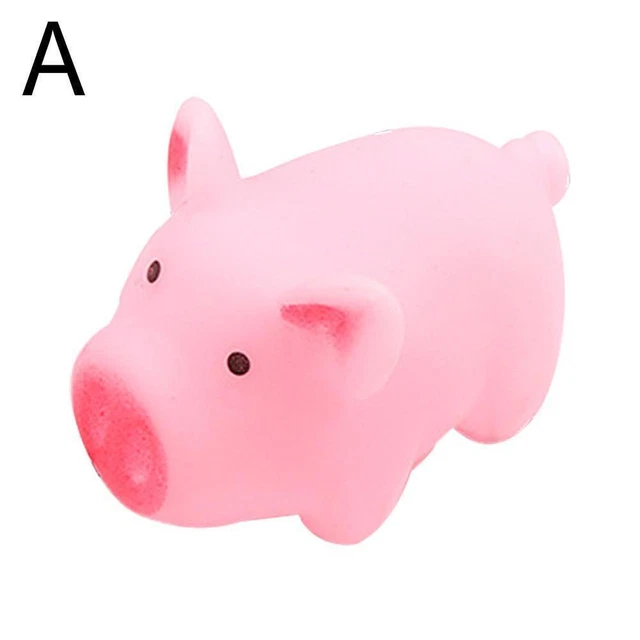 Cute Pink Screaming Pig Squeezing Music Crying Piglet Reliever Toy< Stress J9P5