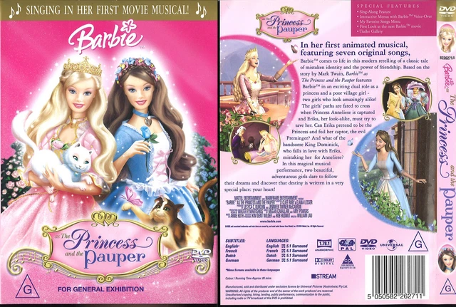 pauper dvd barbie as the princess and the pauper watch