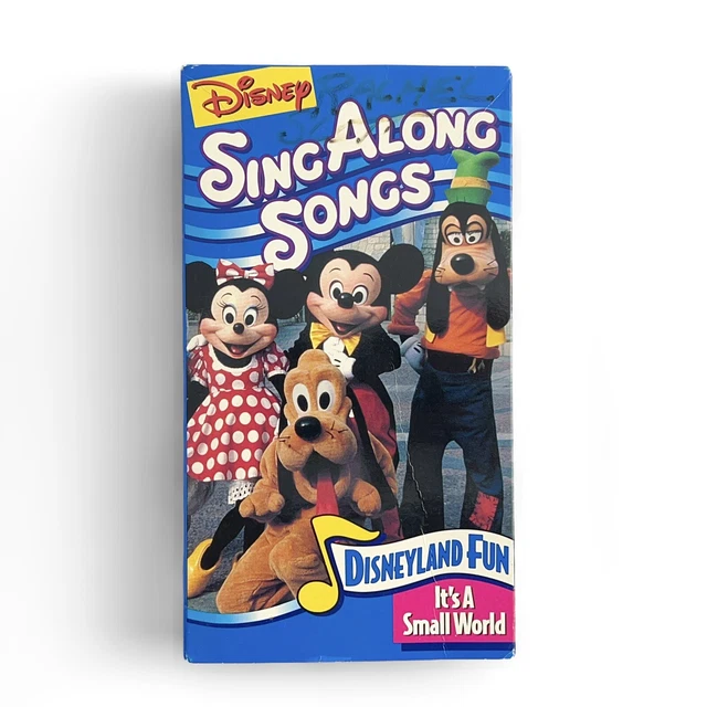 DISNEY’S SING ALONG Songs Disneyland Fun VHS Video Tape Volume 7 Mickey ...