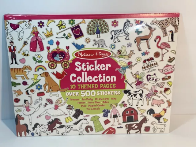 Melissa and Doug Sticker Collection 10 Themed Pages with Over 500 Stickers