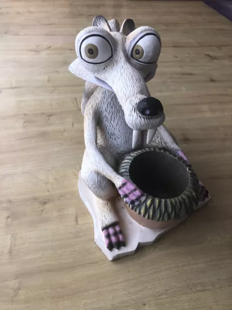 Ice Age Scrat Figur 45cm Blumentopf Filmfigur