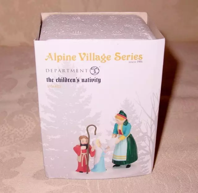 Dept 56 - Alpine Village Accessory - The Children's Nativity - #4056622 (NIB)