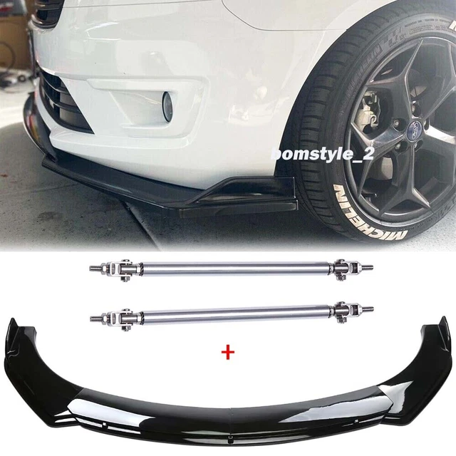Autofrontspoilers Voor Ford Voor Focus MK1 ST R VOORSPOILER BUMPER LIP Spoiler Lip Universeel 3 Pcs Body Kit Splitter Auto Voorspoilers