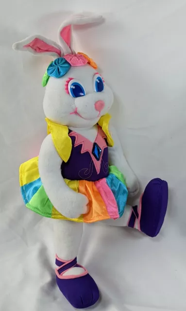LISA FRANK BALLERINA Bunny 24K Stuffed Plush Toy 17