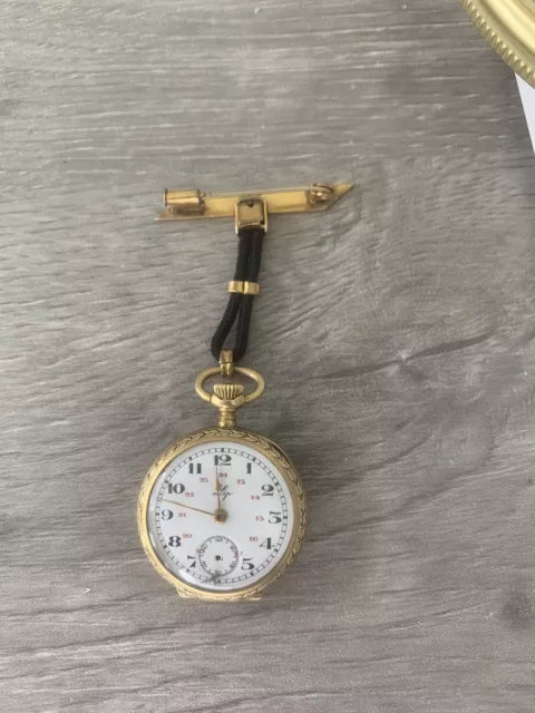 montre à gousset ancienne en or