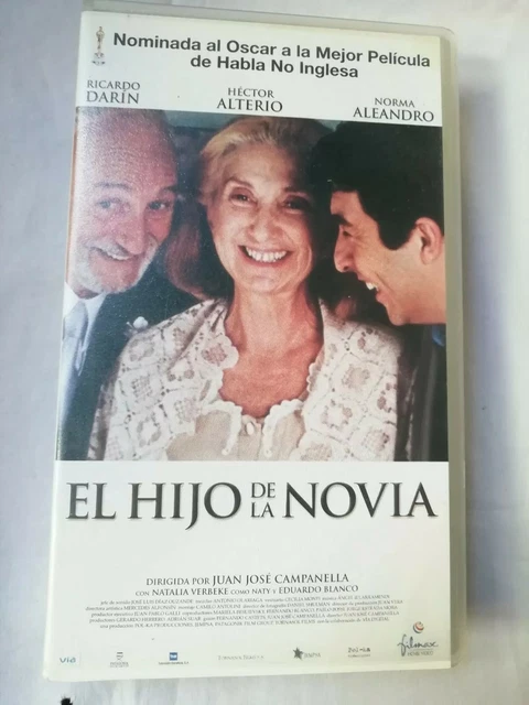 Filmax Vhs THE SON OF The Bride VHS Tape Video Filmax Ricardo Darín Hector Alterio ...