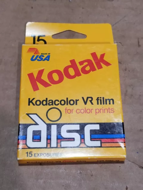 NIB Sealed Kodak Kodacolor VR Film Color Prints 15 Exposures Expired 1992