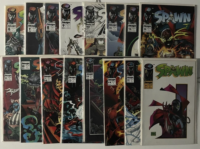 Spawn 6-21 Todd McFarlane Greg Capullo Key 1992-4 VF-VF/NM-NM