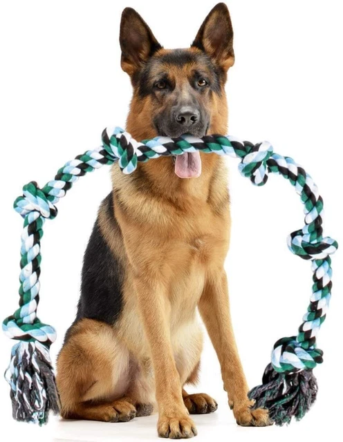 Juguete gigante de cuerda para perros Atuban para perros extragrandes,...