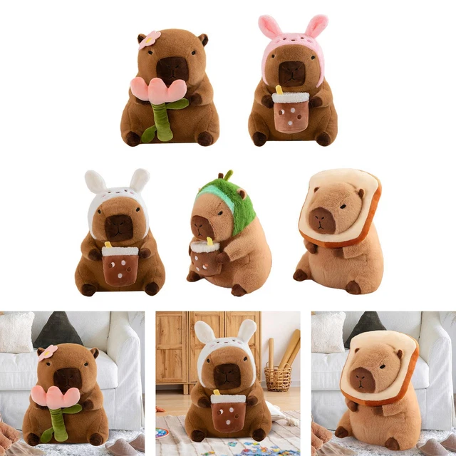 Ensemble de vêtements en peluche Capybara adorable de 20 à 25 cm, décoration d'anniversaire, accessoires de déguisement pour animaux en peluche, costume festif pour toutes les occasions