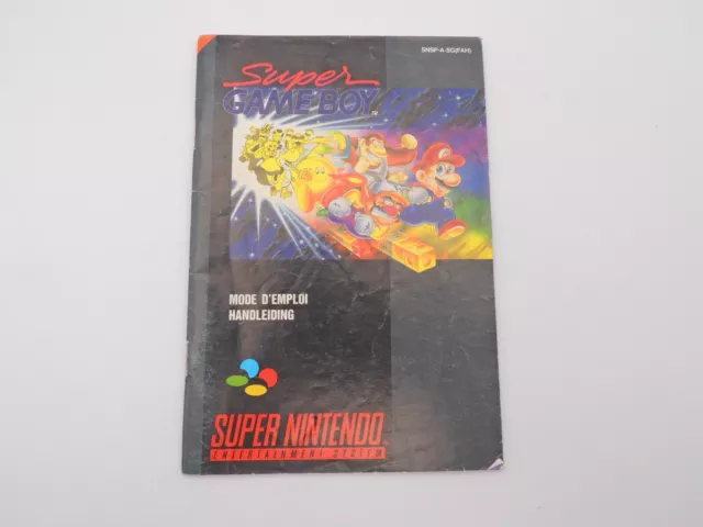 Nintendo - Notice Super Game Boy - Nintendo SNES - FAH