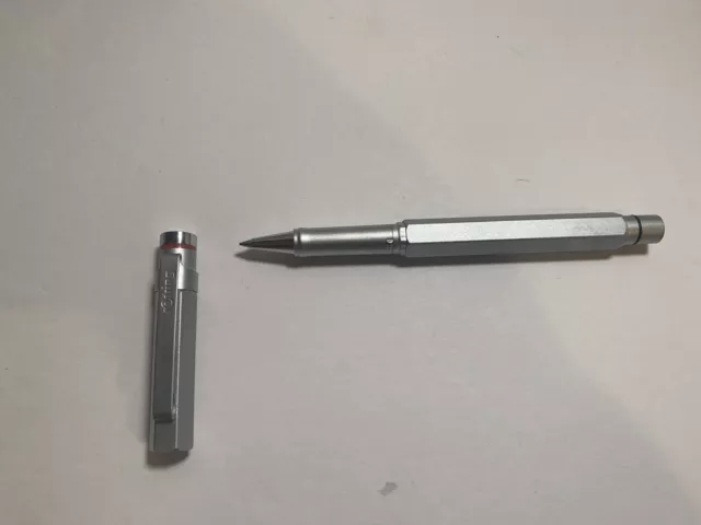 Rotring 600 Rollerball Pen Hexagonal Silver