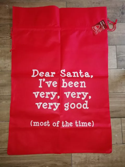 Giant 90x50cm Santa Sack Stocking Jumbo Christmas X-Large Xmas Gift Present Bag