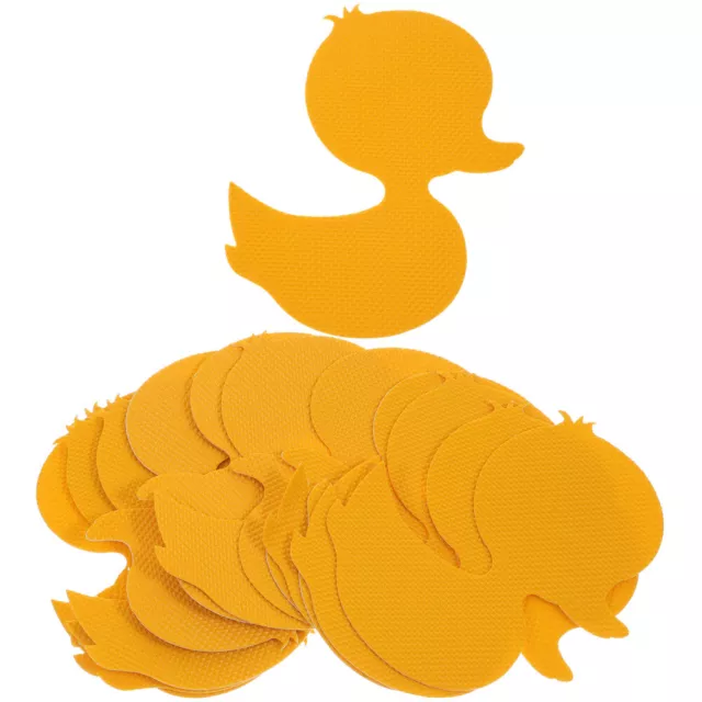 12 Non-Slip Bath Stickers for Kids - Yellow