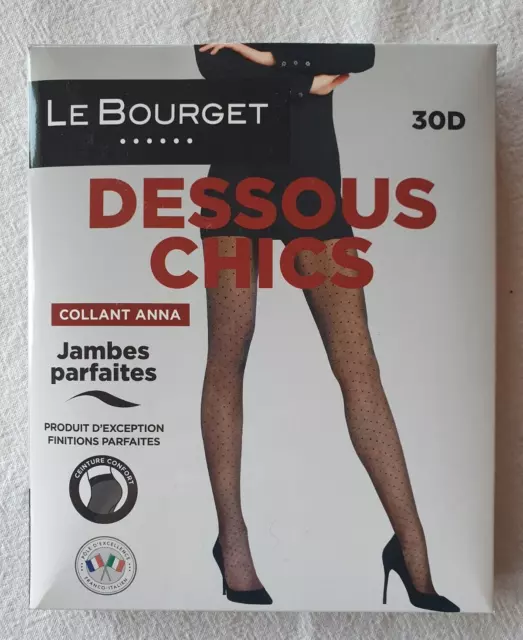 COLLANT NEUF NOIR taille 1 Dessous Chic Anna jambes parfaites 30D Le Bourget  EUR 4,00 - PicClick FR