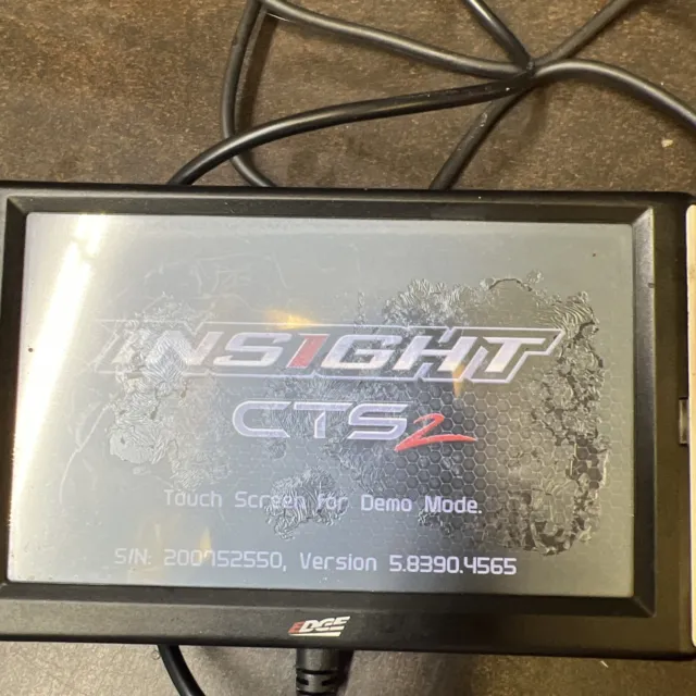 Edge Insight CTS2 Digital Multi-fit In-Cabin Touchscreen Gauge Monitor FOR PARTS
