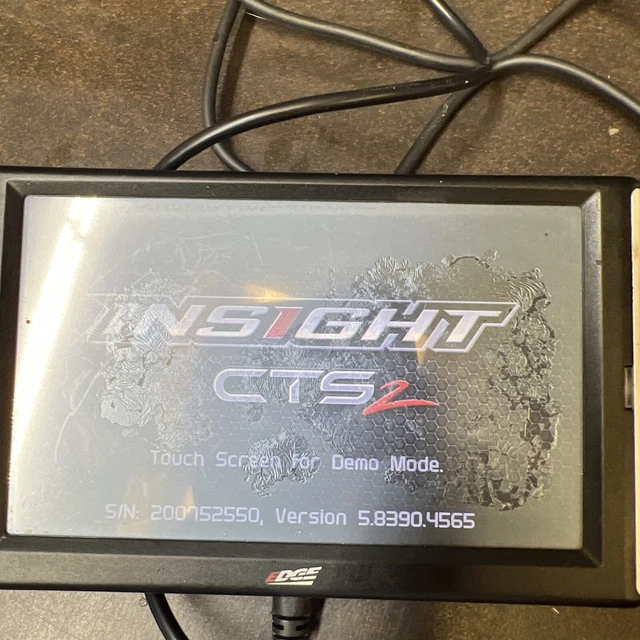 Edge Insight CTS2 Digital Multi-fit In-Cabin Touchscreen Gauge Monitor FOR PARTS Edge Insight CTS2 Digital Multi-fit In-Cabin Touchscreen Gauge Monitor FOR PARTS