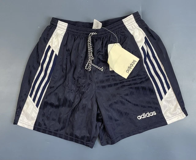 Pantaloncini Da Corsa Da Calcio Vintage Anni '90 Blu Taglia L Adulto