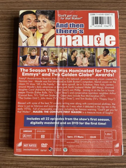 Maude - The Complete First Season 2007, 3-Disc DVD Set Region 1 - Import - NEW 2