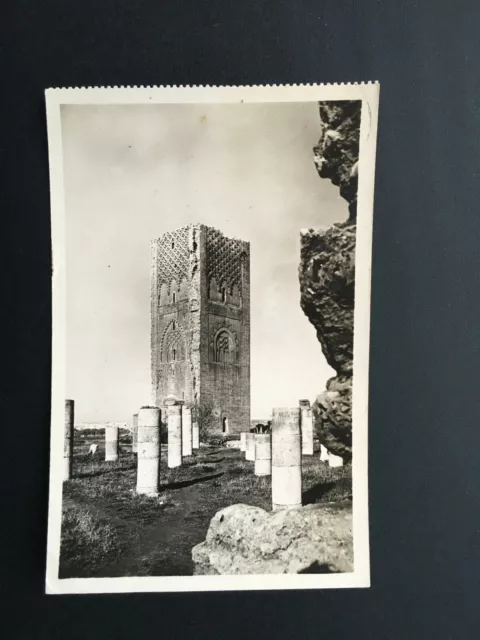Carte Postale Ancienne MAROC - RABAT - La Tour Hassan