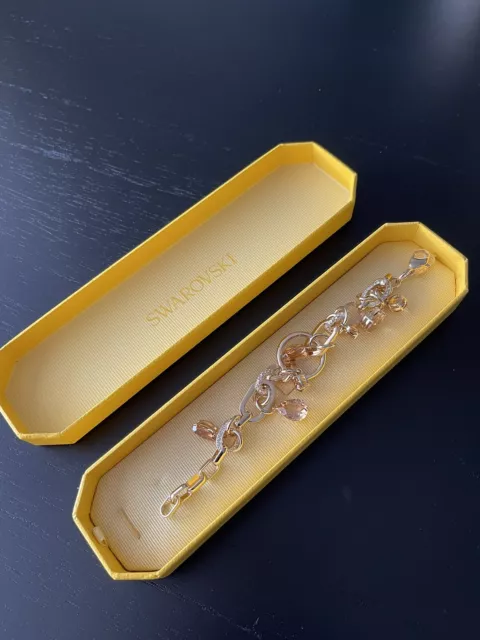 Swarovski Imber Armband Braun, Goldlegierungsschicht NEU