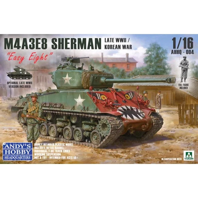 ANDY’S HOBBY HEADQUARTERS 1/16 M4A3E8 Late WWII / Korean War Sherman ...