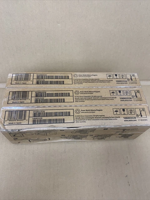 Xerox 106R03536 , 38, 39 Toner Cartridge LOT OF 3 CARTRIDGES