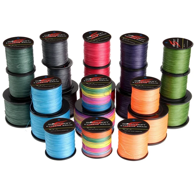 Power Pro 30lbs Braided Fishing Lines Multi-Colored Braided Fishing Line - Dyneema PE 10LB-300LB, Length 100M-2000M 10lb Braided Fishing Line