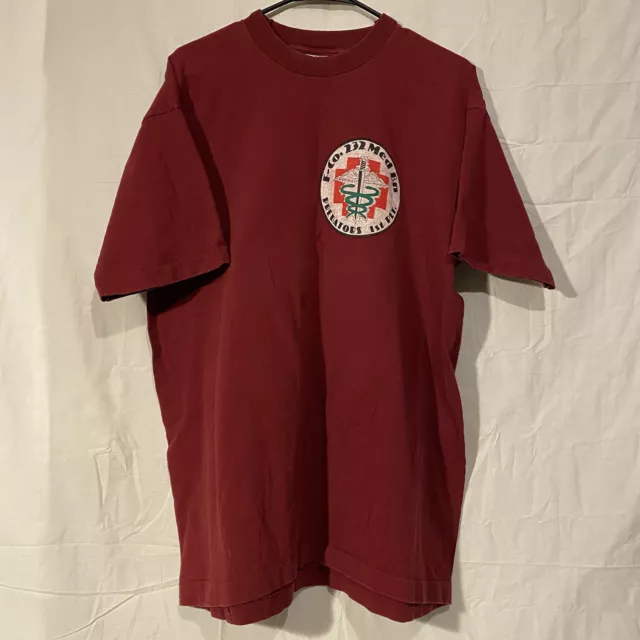 Vtg Army Military Mens Sz XL T Shirt 1990's Medic Predators Special Forces USA