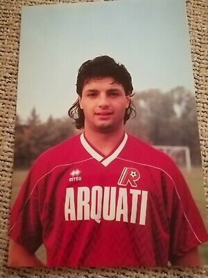 BRANDANI MARIO CARTOLINA CALCIO REGGIANA OFFICIAL football postcard FUSSBALL 