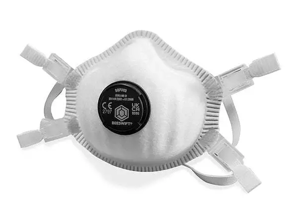 Beeswift Premium P3 Vented Mask White