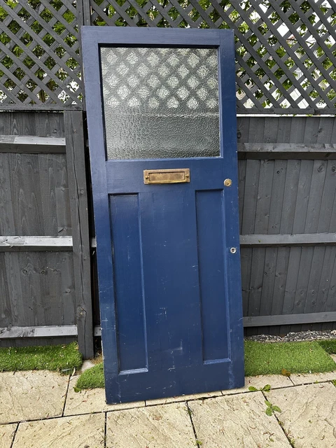 Reclaimed front door
