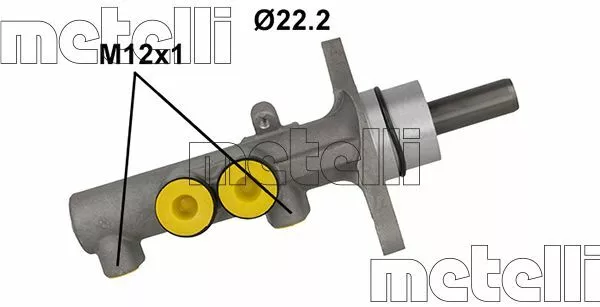 METELLI (05-1186) Hauptbremszylinder für AUDI SEAT SKODA VW