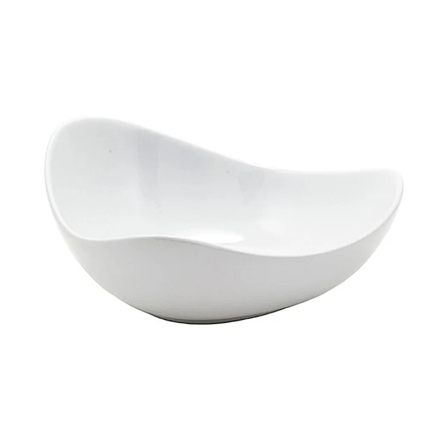 Front Of The House DBO151WHP21 White Porcelain 28 Ounce Lotus Bowl