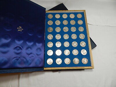 Franklin Mint Treasury of Presidential commemorative Medals 35 pc. silver .925
