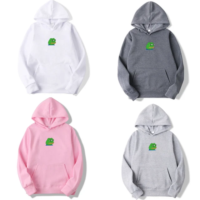 PEPE THE FROG Sad Face Meme Hoodie Funny Sweatshirts Design Men's Women