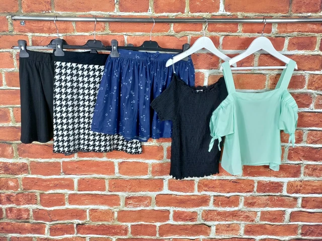 Girls Bundle Age 10-11 Years Next Primark Etc Skirts Tops Set Bardot Sun 146Cm