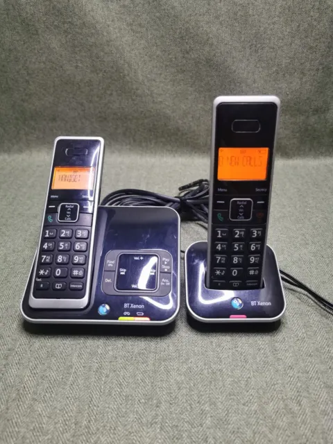 BT Xenon 1500 Duo Two Cordless Phone Set with Answer Machine