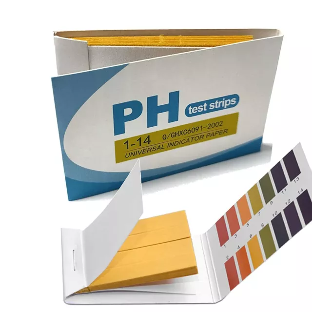 160 x EWANTO pH-Teststreifen Indikator-, Wertebereich 1-14 Abreißblock 2x 80