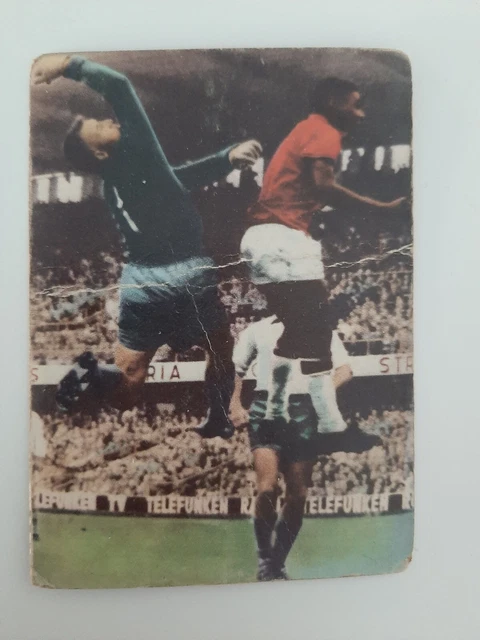 Pele Heinerle brazil soccer card 1958 Brasiliens Wunderknabe Jumping WM 58