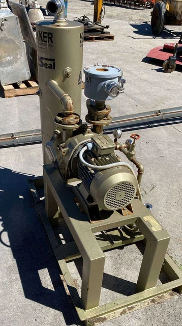 For Parts Dekker Vac. Single Stage Aqua Seal Full-Recovery Liquid Ring Vac. Pump