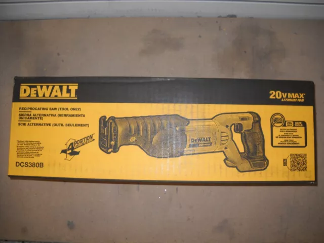 DEWALT DCS380B 20V Reciprocating Saw Cordless NEW IN BOX